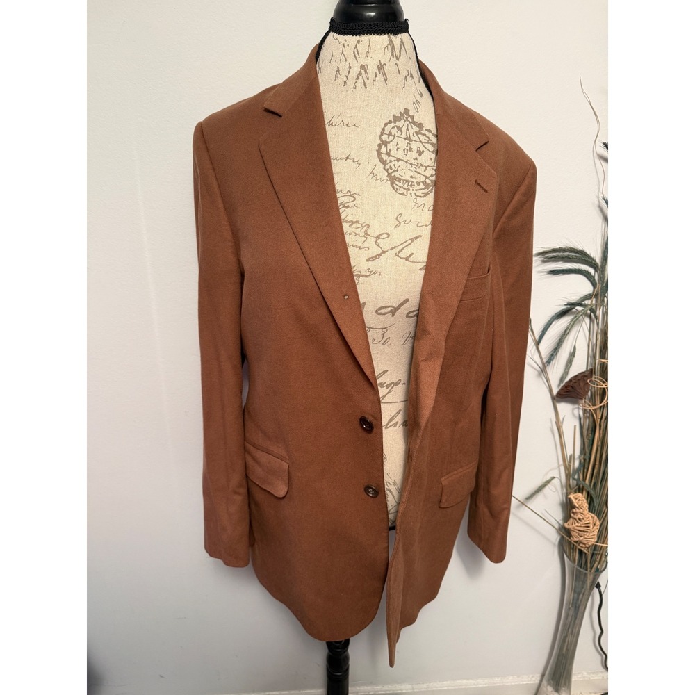 Brooks Brothers Loro Piana 100% Cashmere Blazer Brown 42R Sport Coat Canada Mens